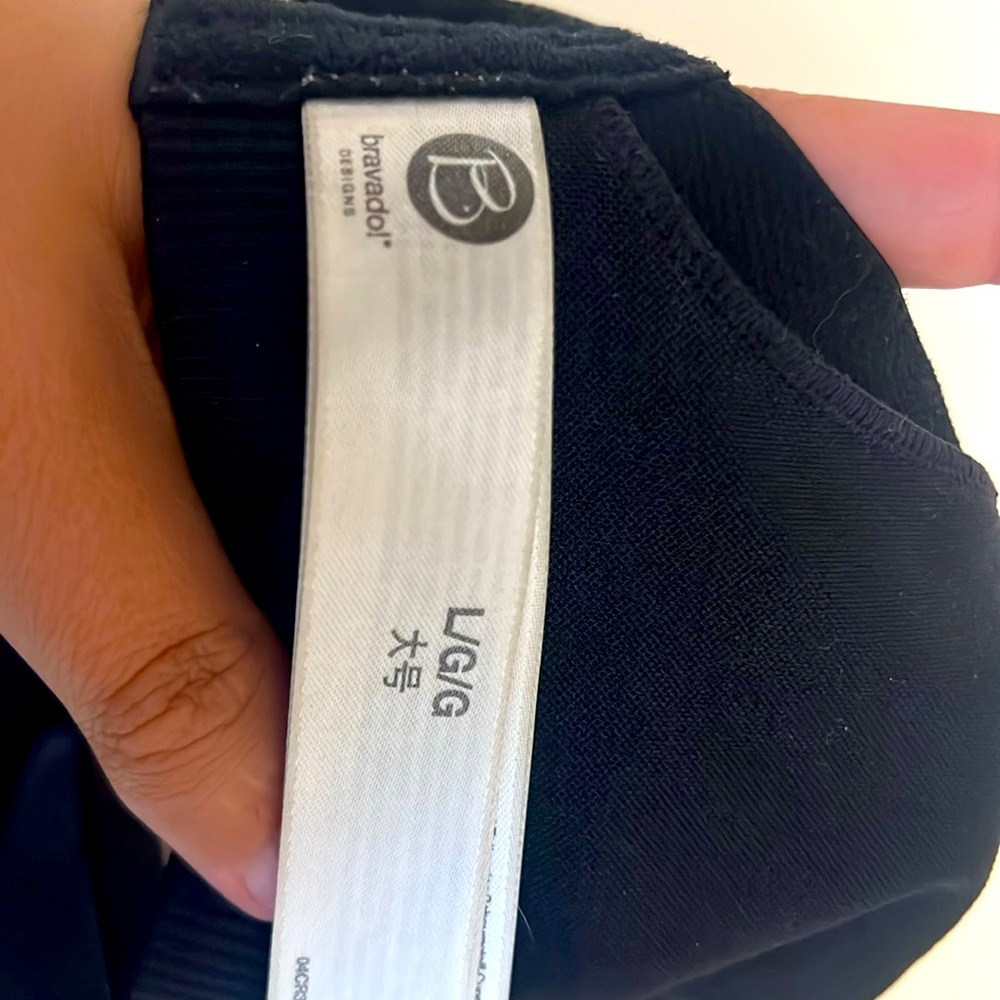 Bravado Large Black Bra - unwired for comfort